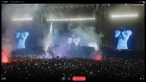 Travis Scott Brings Out Kanye West LIVE At Circus Maximus ITALY