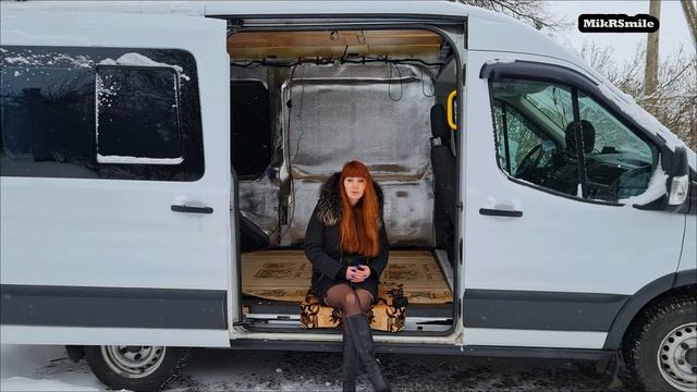 Получили разрешение, планировка нашего автодома. Ford Transit смотреть онлайн
