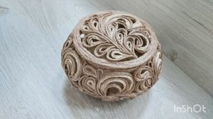 Изделия из джута - Джутовая филигрань - Jute rope/© 2020г