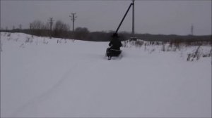 Мотобуксировщик Ахтар (AhtaR) зима