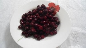 Морс из вишни замороженной