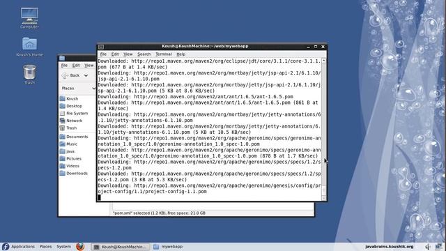 Maven Tutorial 07 - Using the Jetty Plugin смотреть онлайн