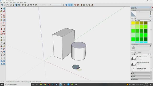SketchUp 2021 Beginners Class-1 | Tools and Interface