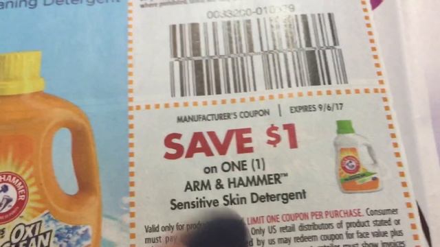 8/6/17 COUPON INSERTS | WHAT COUPONS DID I GET | GIVEAWAY!