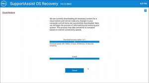 Clean Install of Windows 10 Using Dell Support Assist OS Recovery