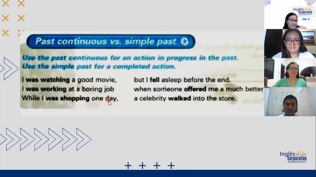 Ingles Corporativo-Class 3-Past Pregressive and simple past смотреть онлайн