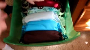 How I Organize Van's Cloth Diapers!