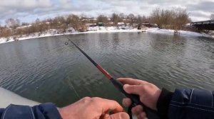 Щуки на 8 Марта стали ловиться днем на воблер спиннингом ZEMEX Spider Z-10 и Shimano Sienna 2500