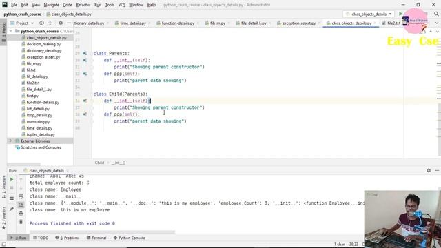 37. Python Bangla Tutorial  |   Python Inheritance details Bangla