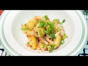 Немецкий картофельный салат и холодный маття латте | Дежурный по кухне