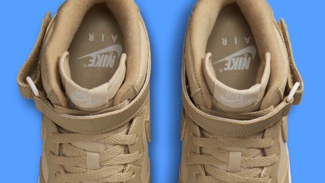 Nike Air Force 1 Mid Limestone смотреть онлайн