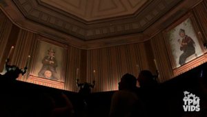 Haunted Mansion Breakdown Going up the Stretching Room Disneyland