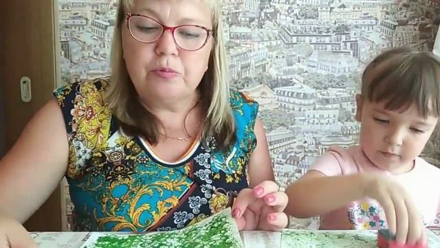 Мастер- клас.с Рисование в нетрадиционной технике кляксографии и тампонировании. смотреть онлайн