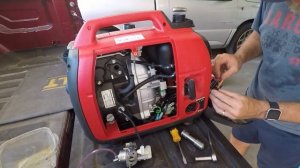 Honda EU2000i Fuel System Complete disassembly and inspection