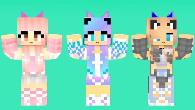 2002 DANCE MEME | SHUFFLE DANCE | MINECRAFT ANIMATION | WOLF CUTE GIRL  - Big CRAFT