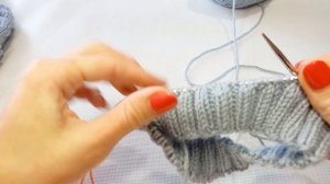 Комплект для новорожденного спицами/Снуд / Часть 2