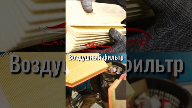 Сажа в воздушном фильтре на пробеге 7’000км. Сравним с новым. #воздушныйфильтр #filtron #lanskoyauto