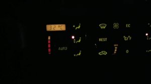 Замена лампочек климат контроль часть 2 Mercedes W140