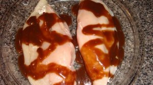 Мясо с брусникой