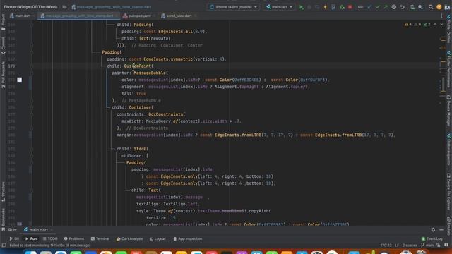 Flutter - How to Group Messages By Date & Time like WhatsApp