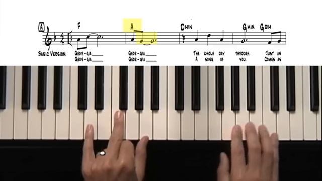 Georgia On My Mind - Piano Lessons смотреть онлайн