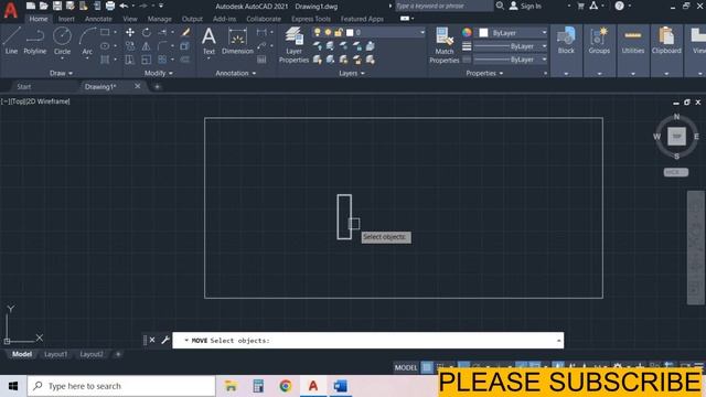 AUTOCAD 2023 TUTORIALS MOVE COMMAND | EXPLAIN CAD смотреть онлайн