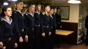 Эсминец Безудержный. Собрание, посвященное Дню Защитника Отечества. ч.1