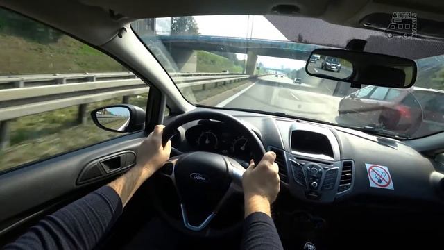 Дорожный тест драйв FORD FIESTA MK7  Test drive FORD FIESTA MK7