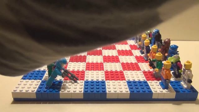 #Самоделка. Лего ШАХМАТЫ - Вот как надо играть. смотреть онлайн