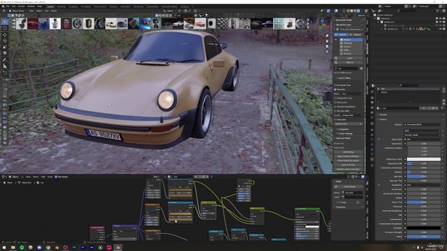 1. Importing and Modifying Cars from Blenderkit