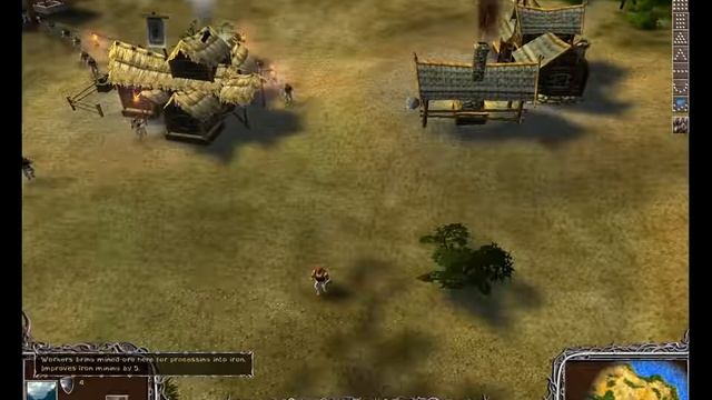 Besieger Gameplay Viking Human Vs Viking AI Skirmish Mode. (игра "ОСАДА") смотреть онлайн