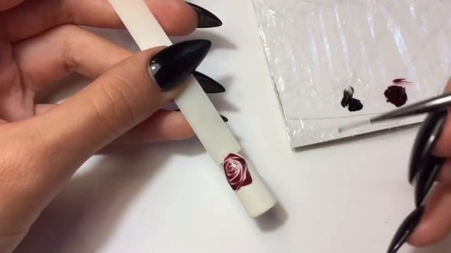 Рисуем розы. ?Летний дизайн ногтей ☀️ смотреть онлайн