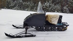 Рессорная передняя подвеска на самодельный снегоход! часть 2