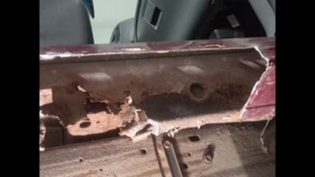 How to repair rusty panels on a Ford F150 Part 1 смотреть онлайн