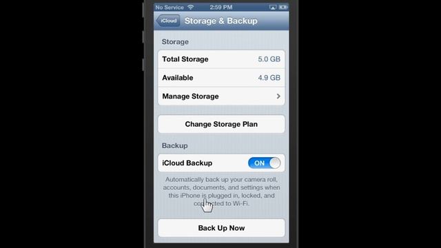 Apple iPhone 5 Delete iCloud Backup смотреть онлайн