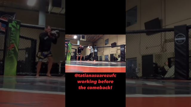 Tatiana Suarez training before the comeback #wmma