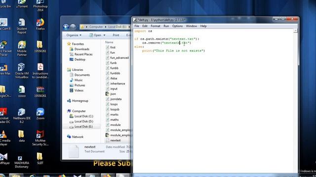 Python Sinhala (Part 35) - Delete Files - (සිංහලෙන් සවිස්තරව)