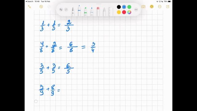 Математика на иврите- Дроби - Сложение дробей первая часть - חיבור שברים - уроки иврита для детей смотреть онлайн