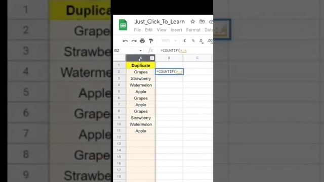 How to Find Duplicate Entries in Excel | Find Duplicates Hindi Mein | Just Click To Learn