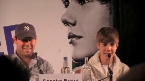 CRAVEN GOSSIP attend Justin Bieber UK press conference for Never Say Never