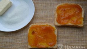 Гренки с повидлом в духовке