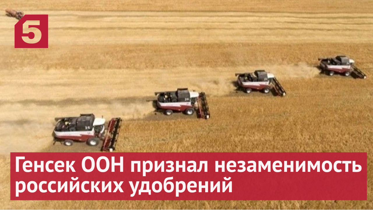 Генсек ООН признал незаменимость российских удобрений