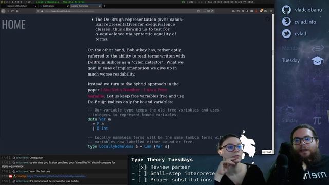 Type Theory in Purescript 02: Interpreting lambda calculi смотреть онлайн