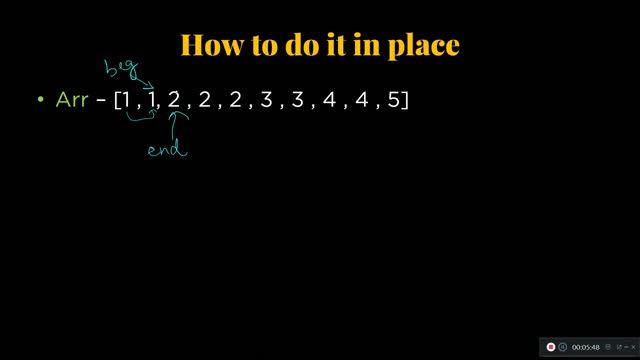 Remove Duplicates from Sorted Array Solution | Leetcode смотреть онлайн