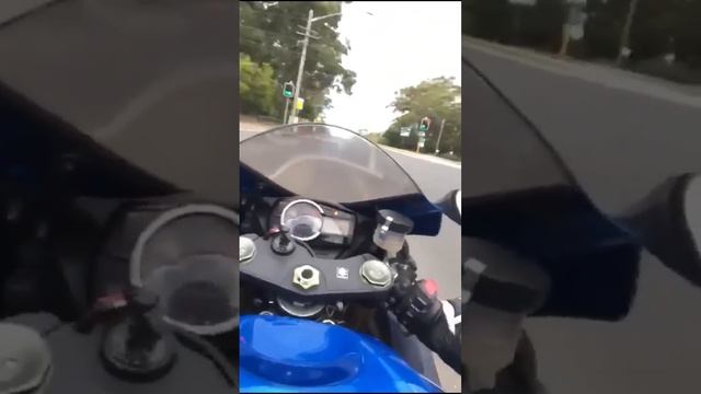 On Motorbike in Sydney - Epping Road