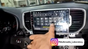 KIA SPORTAGE 5 .  TEYES . Нижняя панель кнопок.