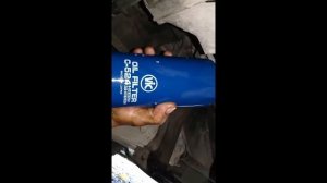 Changing Oil a 4JX1 Engine