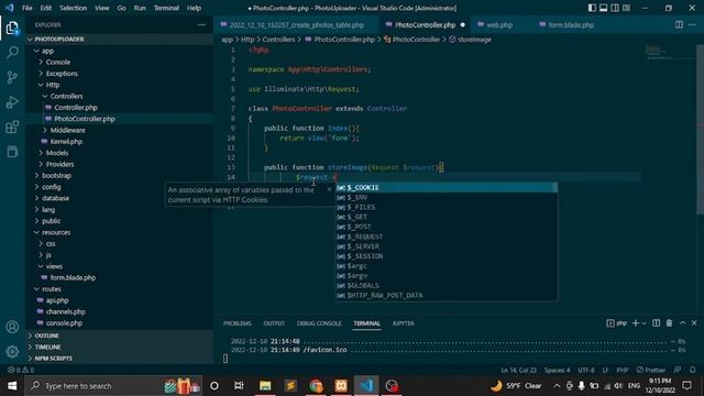 Upload Images on Laravel -9 | Laravel Image Uploader | @letscode