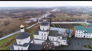 Рыльский монастырь с высоты птичьего полета