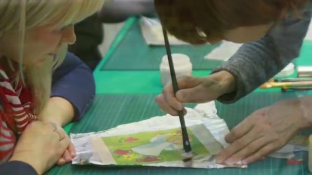 Декупаж на ткани Октябрь 3, 2011 смотреть онлайн